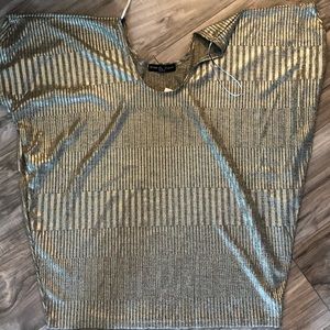 Sparkly silver shirt